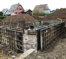 Mur soubassement garage