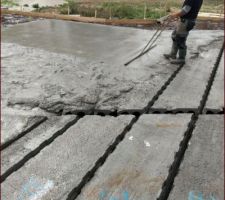 Coulage de la dalle