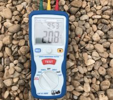 Test de la terre : 20,8 Ohms
