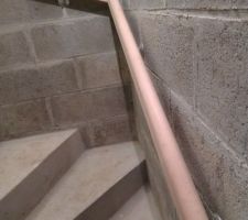 La main courante escalier sous sol
