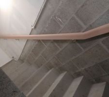 La main courante escalier sous sol