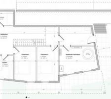 Plan sous-sol (semi enterr&eacute;)