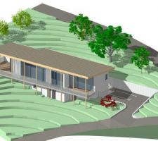 Vue 3D (1er projet, maison + compacte maintenant)