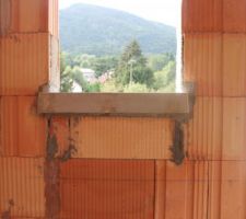 Mise en place des appuis de fenêtres