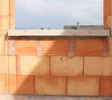 Mise en place des appuis de fenêtres