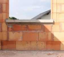 Mise en place des appuis de fenêtres