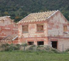 Montage de la charpente
