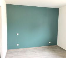 Suite parentale - Mur couleur vert sauge