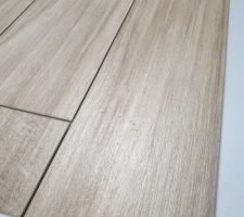 Passage chez produsol jeudi 24 octobre ça sera des carreaux imitation parquet ...la plus-value n'est pas négligeable  mais je ferme les yeux ?