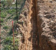 Ferraillage des fondations.