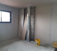 Isolation en cours - Etage