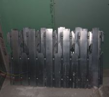 Panneaux pour mur chauffant dans la salle-de-bains