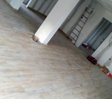 Carrelage imitation parquet , en cours