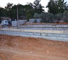 Quel beau travail ! , vide sanitaire maison et terrasse.