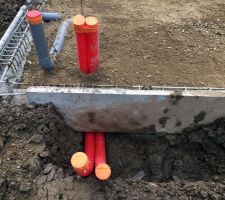 Remblai pour dalle autoportée
Détail jonction INT/EXT pour aérothermie