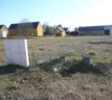 Le terrain au moment de la signature de la promesse de vente