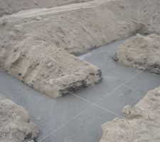 Béton coulé