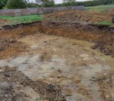 Début des travaux de terrassement