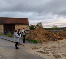 Début des travaux de terrassement