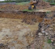 Début des travaux de terrassement