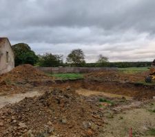 Début des travaux de terrassement