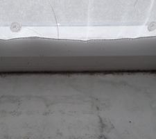 Traces d'humidité