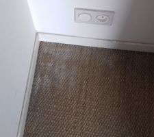 Traces d'humidité