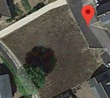 Vue Google Earth du terrain