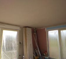 Enduit de platre plafond rdc