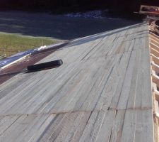 Voilà : plancher fini sur pan nord