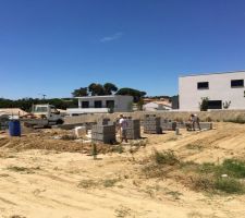 D&eacute;but de l?&eacute;l&eacute;vation du vide sanitaire