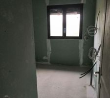 Salle de bain à l'étage.