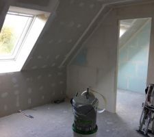 Cloison etage ch dressing