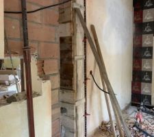 Pr&eacute;paration coulage jambage