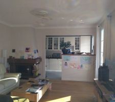Cuisine actuelle vue salon