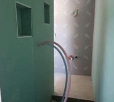 Douche de la suite parentale