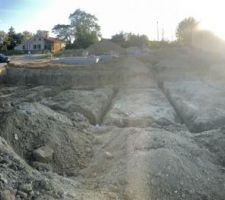 Terrassement fait !