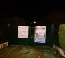 Affichage du permis de construire le 20-11-2019