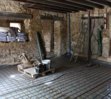 On est prêt pour couler la dalle