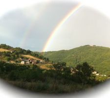 Vue terrasse chambre parentale