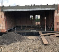 Poutre de la porte de garage terminé