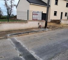 Travaux de raccordement électrique sur le domaine public par Enedis.
