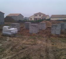 Dépôt des parpaings