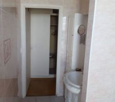 Salle de bain en l'état