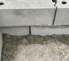 Rangée du dessus décalée car erreur sur l?emplacement de celle du dessous !!