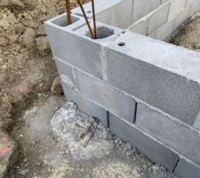 Mince, la ferraille ne tombe pas où il faut... pas grave, on la tord !!