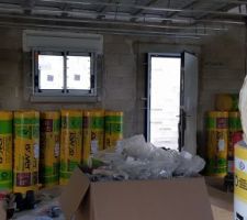 D&eacute;but Novembre, enfin du mouvement ! Hors d'eau, hors d'air, le mat&eacute;riel est rentr&eacute; dans la maison. Il reste 2 mois pour tout finir