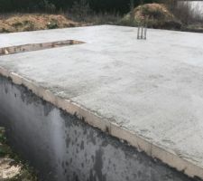 Plancher RDC en cours.