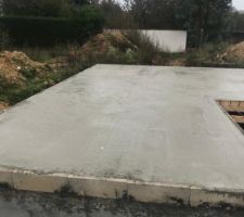 Plancher RDC en cours.