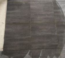 Pose du carrelage